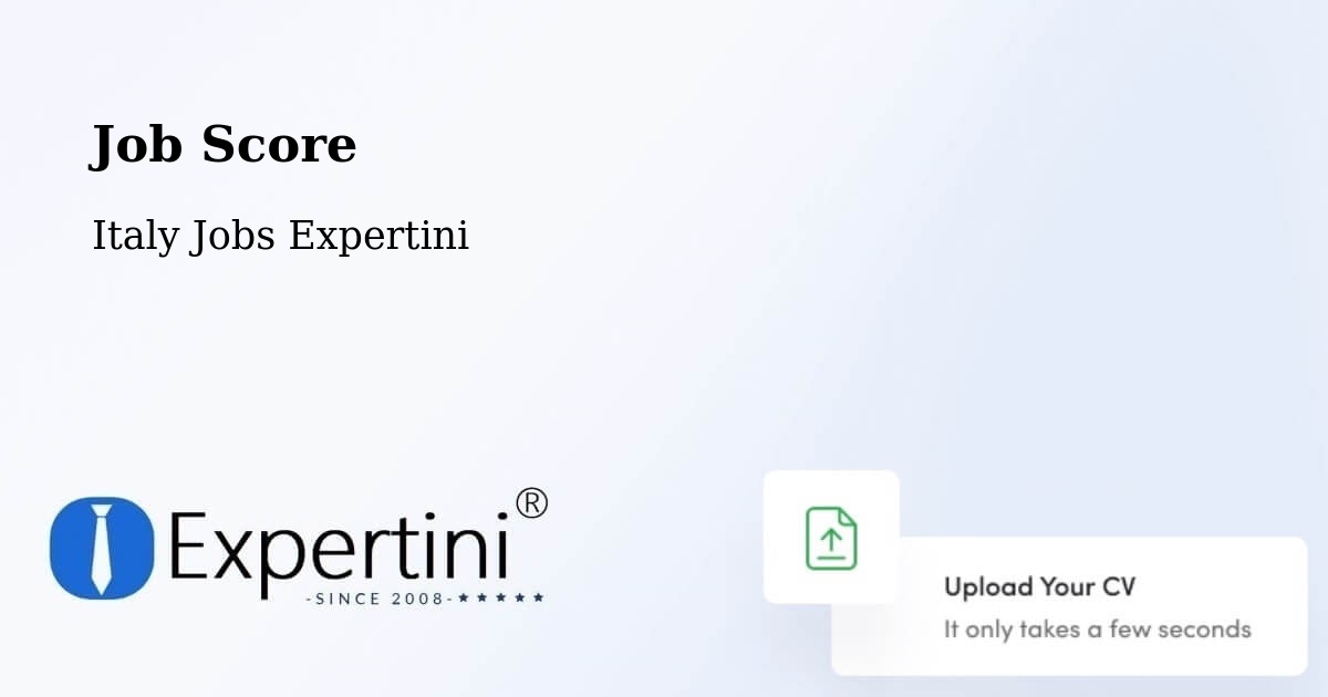 Job Score & Job Description Score Tool – Isera - Italy Jobs Expertini