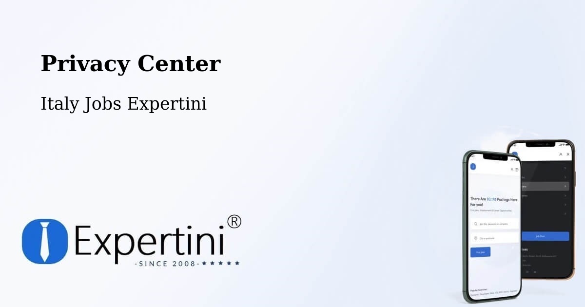 Privacy Center - Italy Jobs Expertini