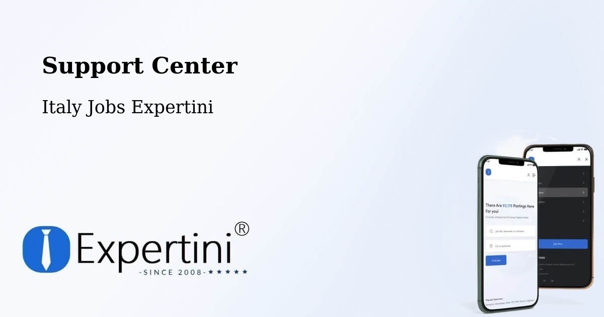 Support Services – Isera - Italy Jobs Expertini
