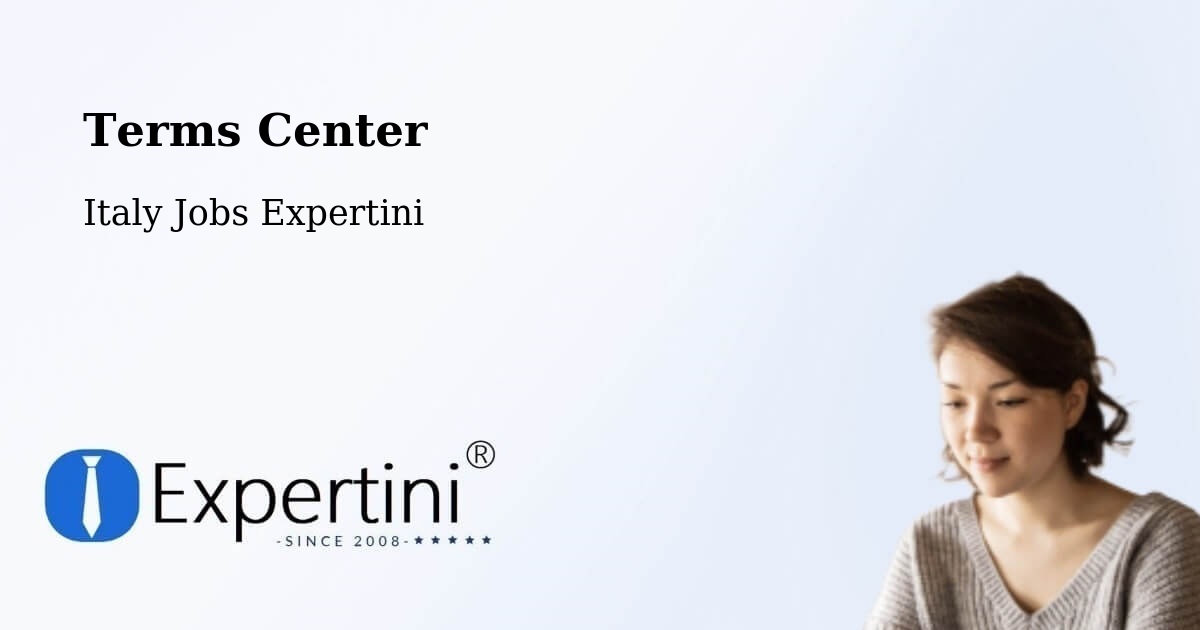 Terms of Service – Isera - Italy Jobs Expertini